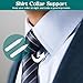 Forbidden Road Plastic Collar Stays for Men’s Dress Shirts 100Pcs Shirt Collar Stays