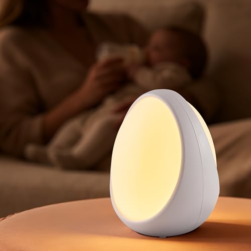 Lámpara de noche huevo para bebé Gelielim recargable miniatura 1