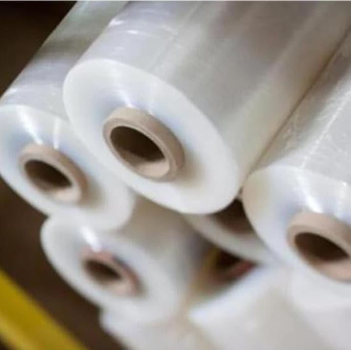 JS Films 12 Inch Large Size Biodegradable Transparent Packaging and Tool Tape Stretchable Film Roll.Cling flim roll, Weight 850-900 Grams per roll (Pack of 1) (B0CV1XH7GN) Amazon Price History, Amazon Price Tracker