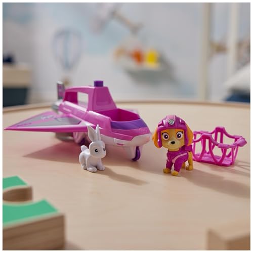 Paw Patrol: Air Rescue Skye Action Figure & Hero Claw Jet Plane with Retractable Claw, Rescue Basket & Bunny, Kids’ Toys for Boys & Girls Aged 3+ - Image 7