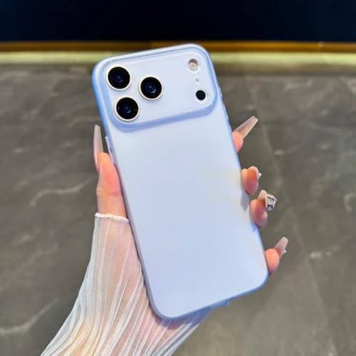 Coque mate bleu bonbon pour iPhone 17 Pro accessoire style urbain