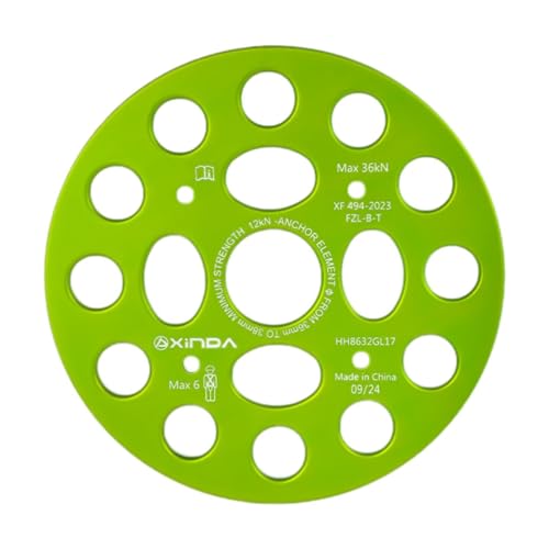 Paw Rigging Plate Kletter Rigging Platte Leichte 36kN Kletterausrüstung