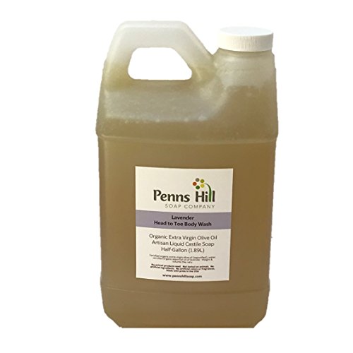 Liquid Organic Olive Oil Castile Soap Lavender - Half Gallon