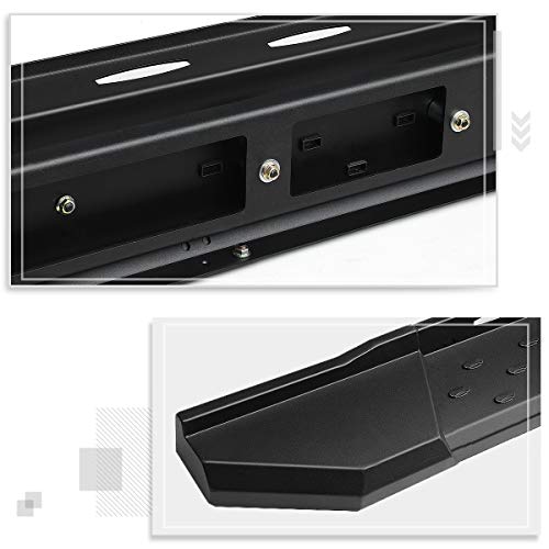 2 Piezas Estribos Laterales Negros 5.5 Pulg Dodge Ram miniatura 5