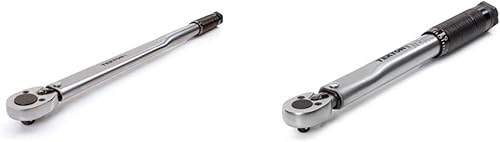 TEKTON Llaves dinamométricas de micrómetro de accionamiento de 1/2 pulgada y 1/4 pulgadas