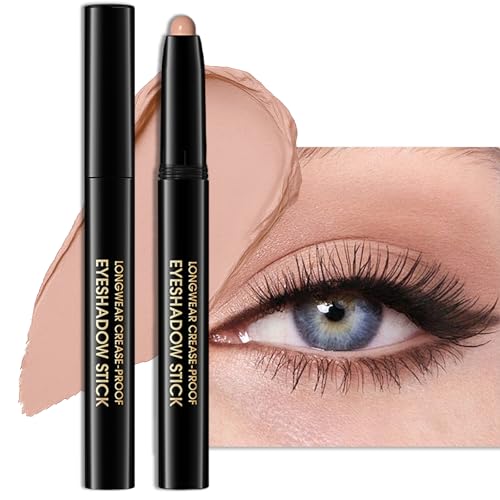 Erinde Waterproof Cream Eyeshadow Stick, Nude Beige Matte Eye Sha...