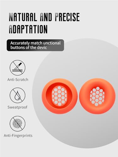 Image of Silicone Case for CMF by Nothing Headphone Pro (Orange)