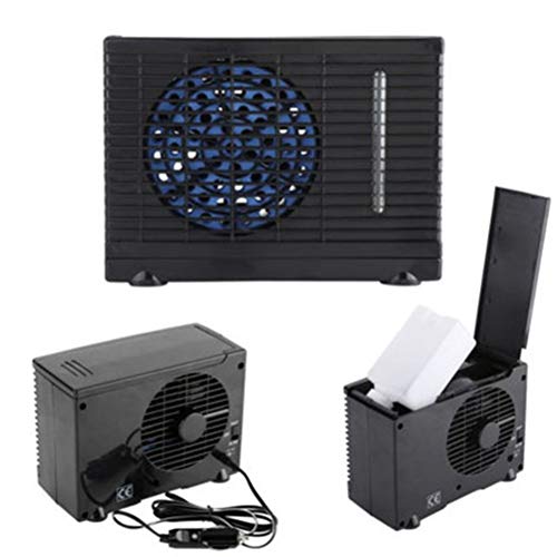 GVFTG Ventilador de ar condicionado de 12V para carro, resfriador de ar portátil para carro, ar cond