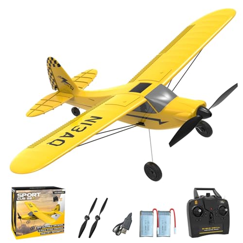 volantexrc RC Plane for Beginners Sport Cub S2 Remote Control Airplane 3CH Radio Controlled Plane for Adults with Xpilot Stabilization System RC Aeroplane Toy (761-14)