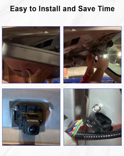 Image of Rear View Backup Camera Fit for Honda CR-V 2012 2013, Parking Assist Camera Replace HO1960123 39530T0AA01 39530-T0A-A01 39530-T0A-A011-M1 39530T0AA011M1 590-074 590074