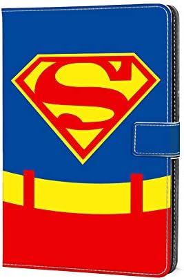 DC Faner Case for Amazon Fire HD 10, Kindle Fire HD 10 Case (7th generation - 2017 Release) Slim Leather Smart Case Cover with Auto Wake/Sleep for Fire HD 10 Tablet - Superman