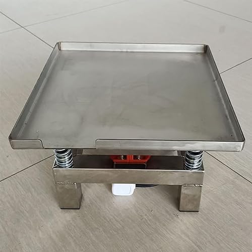 Plataforma vibratoria mini de acero inoxidable para eliminar burbujas y precipitados, mesa de ensayo vibratoria para hormigón miniatura 3