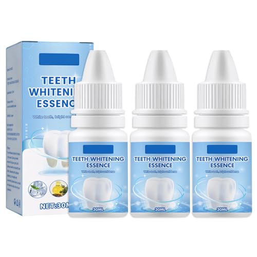 3 unidades de dientes blancos de color blanco para dientes blancos y blancos, blanqueador de dientes, color blanco seguro y suave, elimina eficazmente las manchas de café, manchas de té, manchas de