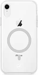 Gshield Capa Compatível com MagSafe para iPhone XR Case Magnética para Carregamento por Indução Capinha Antichoque, Anti Impacto - Transparente