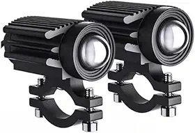 Faróis de Neblina LED para Moto | 10000 Lúmens | 2 Modos | IP67 à Prova d'Água | Instalação Universal