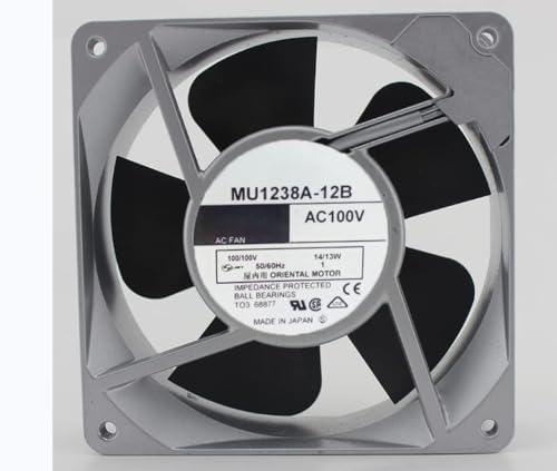 Ventilador 120mm 100V extractor de aire silencioso 120x120x38mm de rodamiento