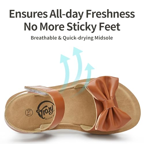 Image of Trary Toddler Sandals for Baby Girls Boys Summer Sandals Cute Kids Shoes Lightweight Open Toe Sandals Beach Holiday Unisex Child Sandals