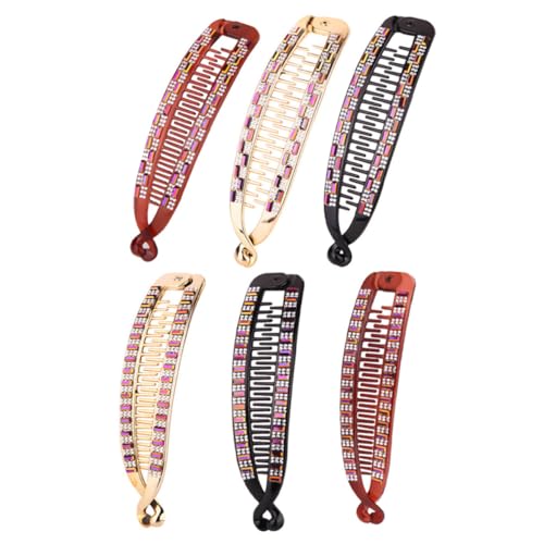 Pinzas pelo forma de pez para sujetar el cabello grueso sin dolor en bodas y eventos largos
