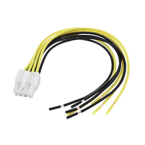 VGOL 1 Arnés de 8 Pines para Automóvil Conector de Entrada de Alto Nivel Compatible con Alpine MRV MRP V12 V-Power Flex Amplificador (20 Cm)