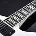 Firefly FFLX Solid Body Electric Guitar,Mahogany Guitar body,Stainless steel and ball end frets,rosewood fretboard(White Color)
