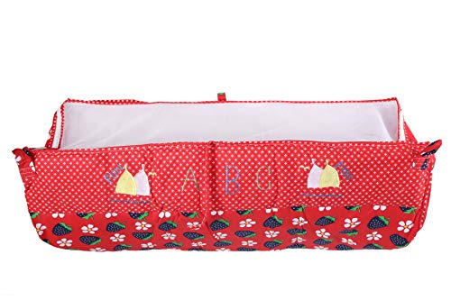 Image of Dazzle Born Baby khoya Cradle Cloth Baby zoli with Mosquito net (whitered)