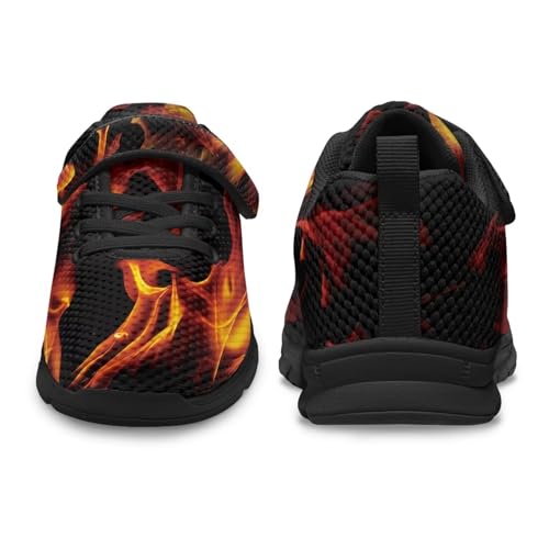 Boy's Single Buckle Sneakers,Teen Girl Anti-Skid Spring Walking Shoes Wear Resistant Sneakers for Jogging Cycling2