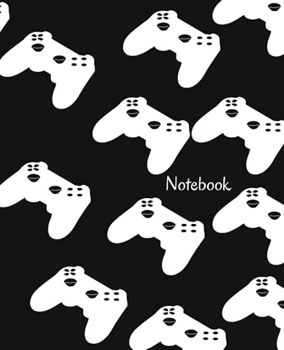 Notebook: Notebook:Video Game7.5' X 9.25' Wide Ruled paper For kids, teens, and adults, gamer, It's great for jotting down notes