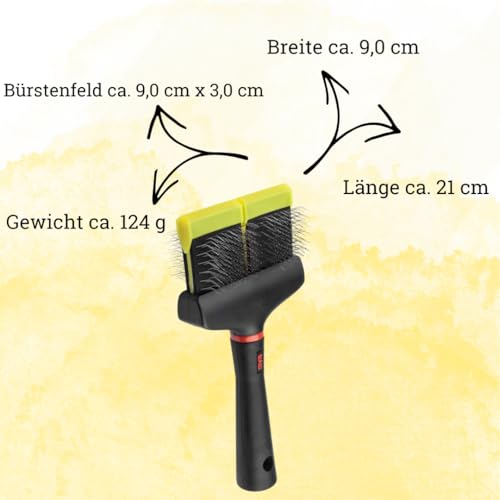 EHASO Hochwertige Fellbürste für Hund & Katze - Langhaar oder kurzhaar - Perfekt für die Unterwolle ihres
