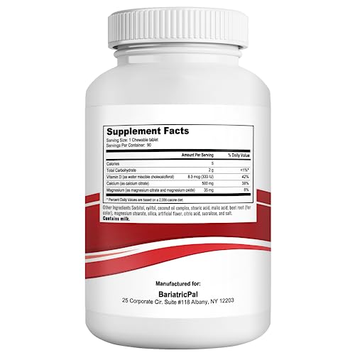 BariatricPal Calcium Citrate Chewable Tablets