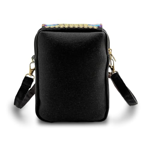 Embroidered Crossbody Bag Boho Ethnic Shoulder Bag Vintage Handmade Women Cellphone Pouch Small Handbag Coin Purse4