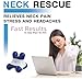 Pressure Point Neck Massager, Trigger Point Massage Tool, Occipital Release Tool, Headache Relief, Unique Design Targets The Hard-to-Reach Neck Muscles, Fast, Easy, Effective