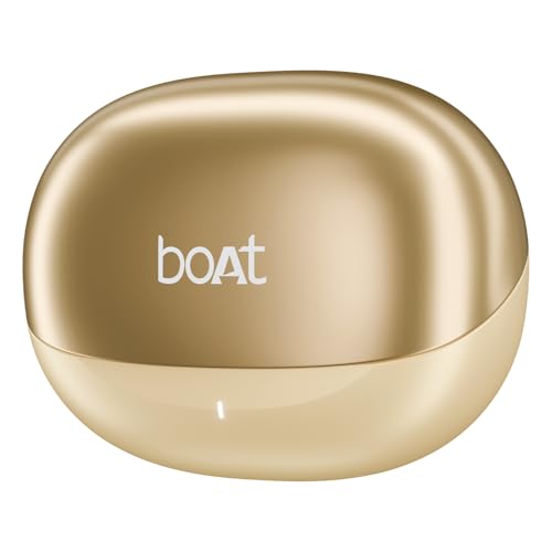 Image of Boat Airdopes 301, 75H Battery, 4Mics ENx, ASAP Charge,Low Latency, IPX5, Stream Ad Free Music via App Support, Bluetooth Earbuds, TWS Ear Buds Wireless Earphones with mic (Sunset Blush)