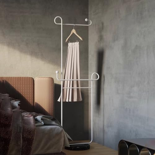 Porte-vêtements d'angle blanc pour optimiser votre espace - 6