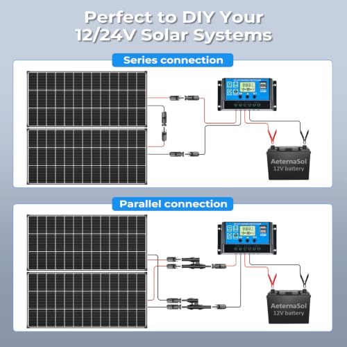 18V 200watt Bifacial solar panel 1Pcs 200W N-Type Solar Panels for Off-Grid by AeternaSol - Used condition - Image 8