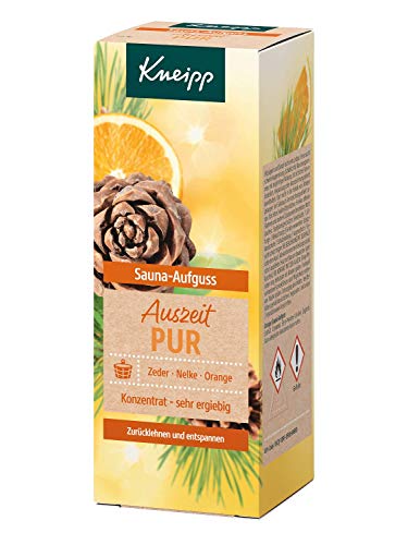 Kneipp Sauna-Aufguss Auszeit Pur Zeder, Nelke & Orange, 1er Pack (1 X 100 Ml)