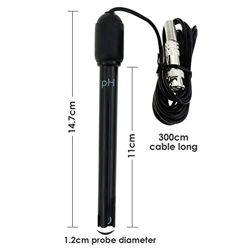 0-14 pH Elektrode Sonde BNC-connector, 300cm Kabel voor PH-meter MonitorControlemechanisme Testsensor… - Image 7