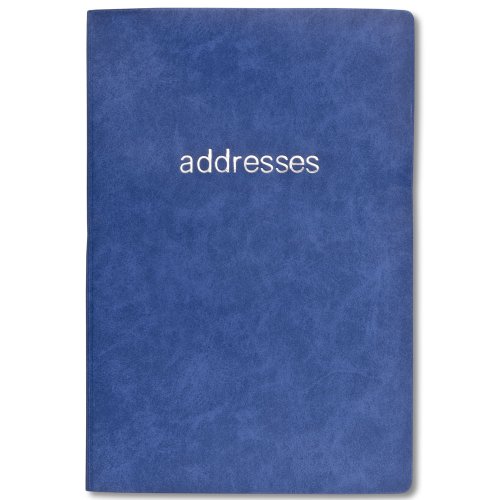 Planahead Telephone And Address Book; Large Print; Smooth Cover; Assorted Colors #TOP2