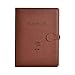 Cuaderno de Cuero A5,SEEALLDE Cuaderno Recargable de Composición Cuaderno de Negocios con Bolsillo Diario de Viaje Carpeta de Conferencia Cuaderno 240 Páginas Gruesas Regalos para Socios(Marrón)