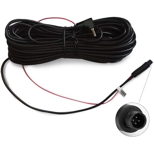 REDTIGER 33Feet Backup Camera Extension Cord Cable for Dash Cam(4 pin,2.5mm) 33Ft
