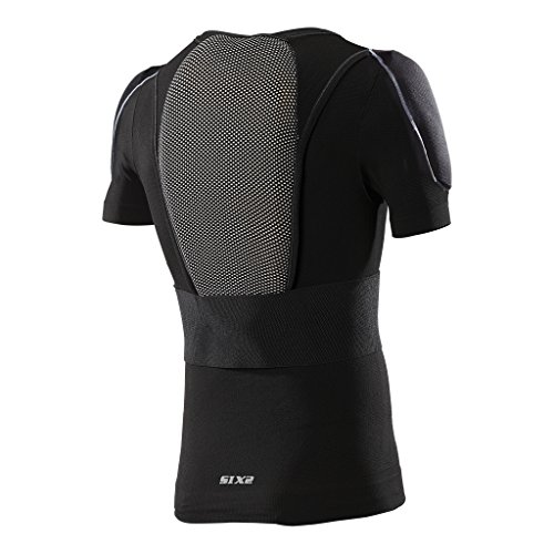 SIX2 Kit Maillot de Protection MC Black-S Unisexe Adulte - Image 3