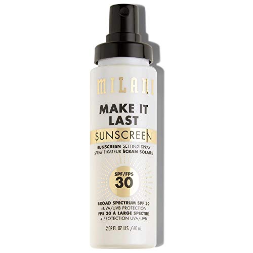 Milani Make It Last Sunscreen Setting Spray SPF30 - Facial Mist Setting Spray with SPF, Long Lasting Makeup Spray