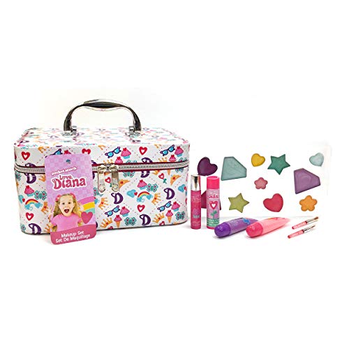 Love, Diana 918494.002 Deluxe Train Set-Make Up Toy in Zip-Up Carry Case for Girls