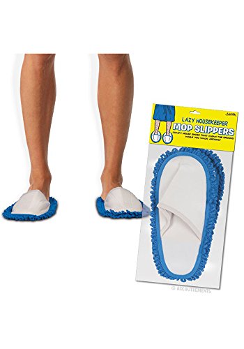 Accoutrements Lazy Housekeeper Mop Slippers