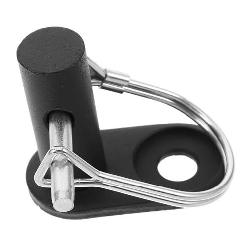 JOINPAYA acoplador de Adaptador de Ciclismo Conector de Enganche de Remolque de Bicicletas Cabeza de tracción Accesorios para Bicicletas Acero Carbono Black