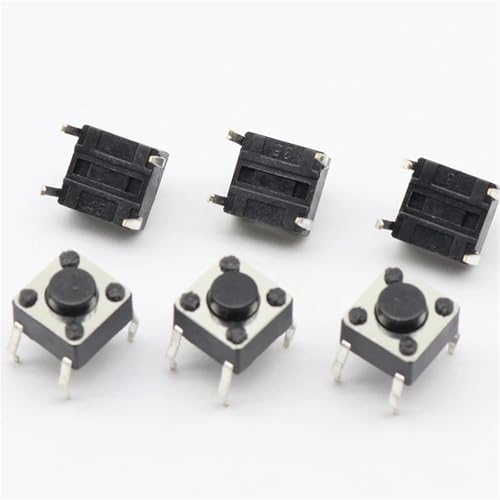 Interrupteur à bouton-poussoir tactile G89 6x6x4,3mm DIP pour circuit électronique x50