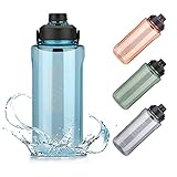OJOJ Half Gallon Water Bottle, BPA Free Water Jug, 64 oz/ 2L Sports Water Bottle for Camping Hiking Workouts and Outdoor Activity