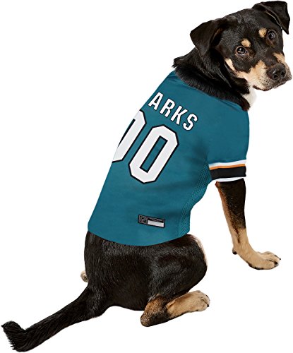Image of Pets First NHL San Jose Sharks Jersey for Dogs & Cats, Large. - Let Your Pet Be A Real NHL Fan!