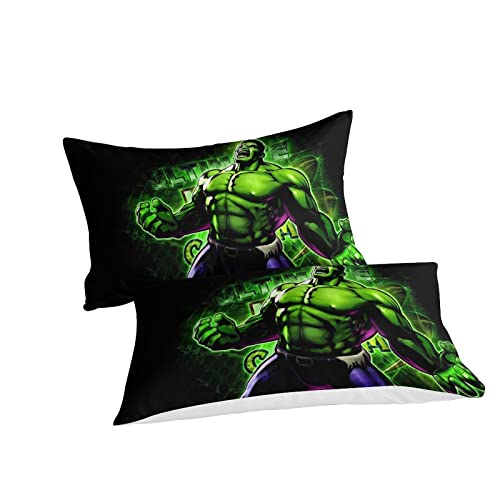KUFRY Set di Biancheria da Letto con 3D Hulk