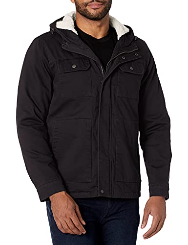 Image of Levi's Men's Legacy Washed Cotton Hooded Military Jacket