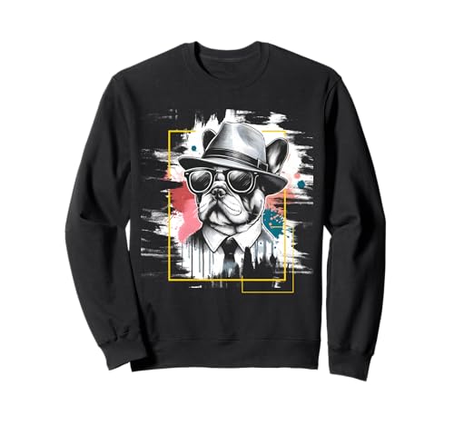 Bulldog francese cappello - Animale tema arte Bulldog Felpa
